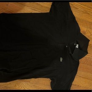 Lacoste black polo shirt.